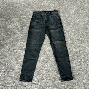 Plain Black high rise jeans, size 2, American Eagle